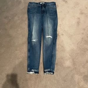 Madewell size 28 9” high-rise skinny jean